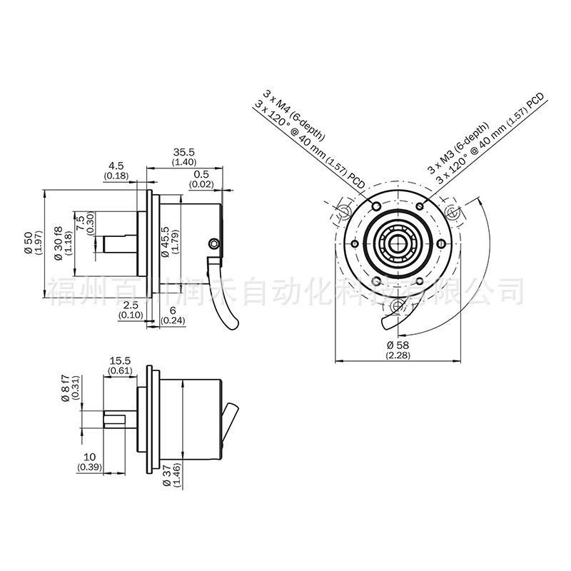 DBS50E-S5EJ01000 Sick Incremental Solid Shaft Encoder - New, Original (1061268)