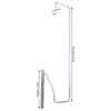 Iron Thread Stand Sturdy Silver Featherweight Thread Stand Universal Light Sewing Thread Stand for Old Fashioned Sewing Machine