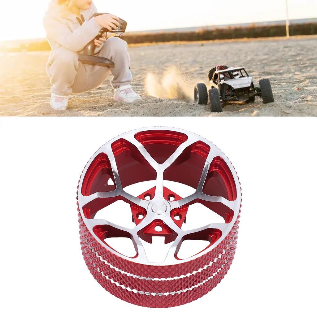 Steering Wheel Replacement for FUTABA RC Transmitter Good Handling Feel Anodized Alloy Steering Wheel