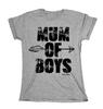 Mum Of Boys Womens T-Shirt Mens Womens Tees Top  Ladies Gift  Mother Off Sons