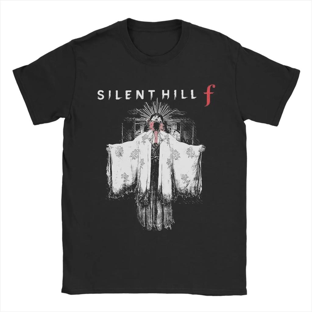Top Fashion Tees Hot New Horror Game Silent Hill F T-Shirts Hinako Shimizu Cotton Clothing Cotton Best Selling Round Neck Soft