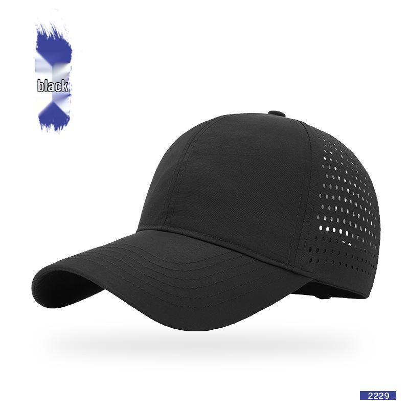Men's Quick-Dry Mesh Baseball Cap: Custom Big Head Fit, Breathable Summer Sun Hat