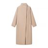 European and American style, new women's clothing, fashion, versatile, temperament versatile, simple long trench coat