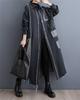 Denim Trench Long Denim Long Long Maxi Loose Slimming Free [Mohokyo] Women's Coat, Jacket, Jacket, Coat, Outerwear, Denim, Sleeve, Length, Fit,