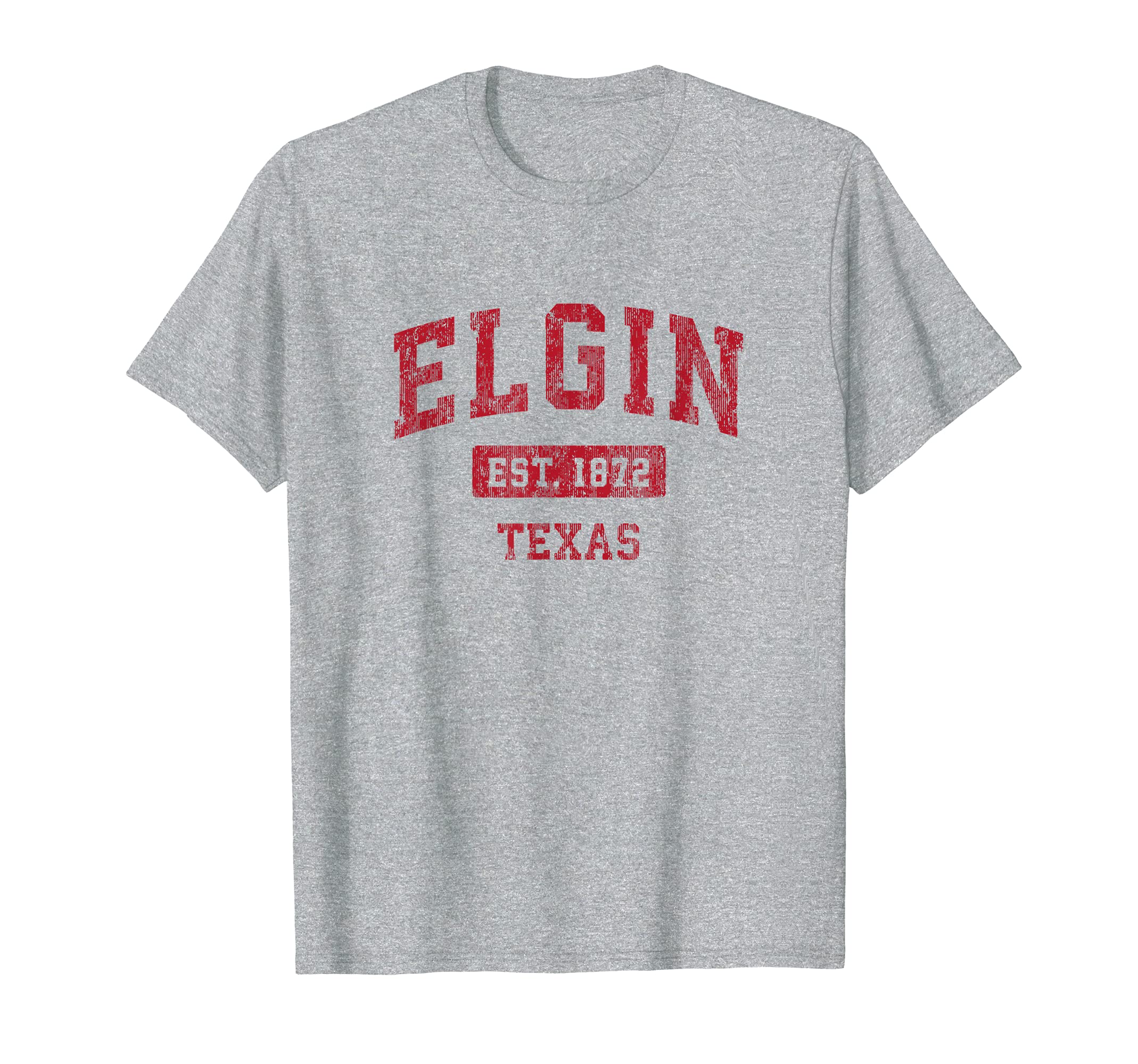 

Футболка Elgin Texas TX Vintage Sports Design Red Design