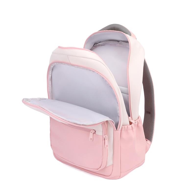 Primary School Student Schoolbag Color Block Women's Large Capacity Backpack
