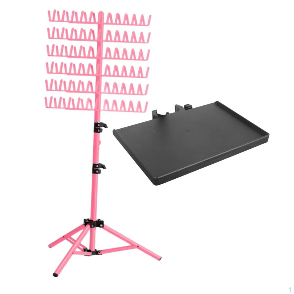 Styling Accessory Rack for Hair Braiding And Extensions
