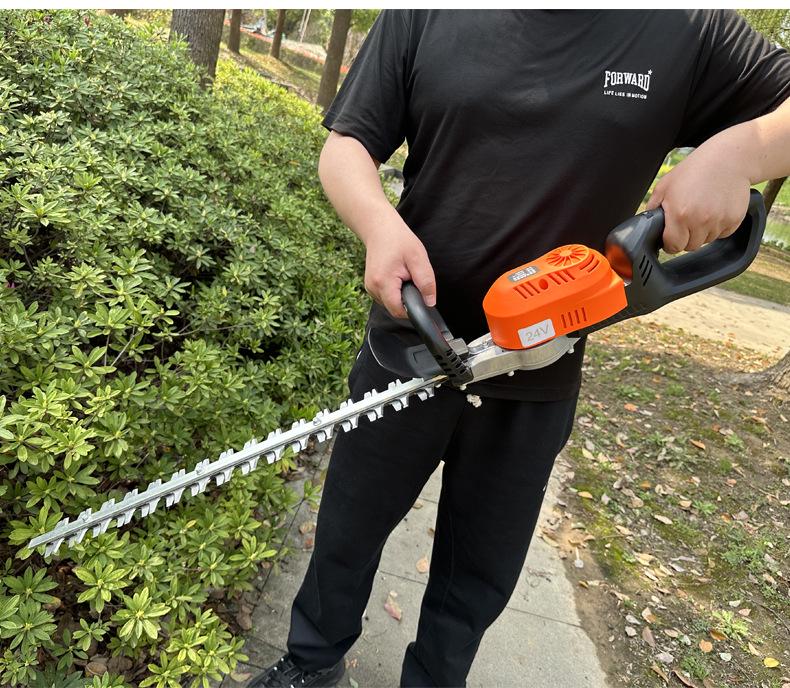 High-Power Lithium Battery Hedge and Branch Trimmer for Garden and Tea Picking