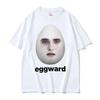 Maglietta Divertente Meme Hot Twilight Eggward Parodia di Edward Cullen Maglietta Humor Unisex Donna Casual Maglietta a Maniche Corte 100% Cotone Top
