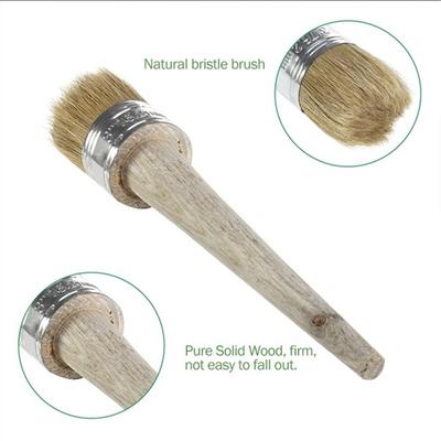 Tools Drawing Supplies Car Cleaning  Painting Tool Bristle Chalk Wooden Handle Oil Paint Brush