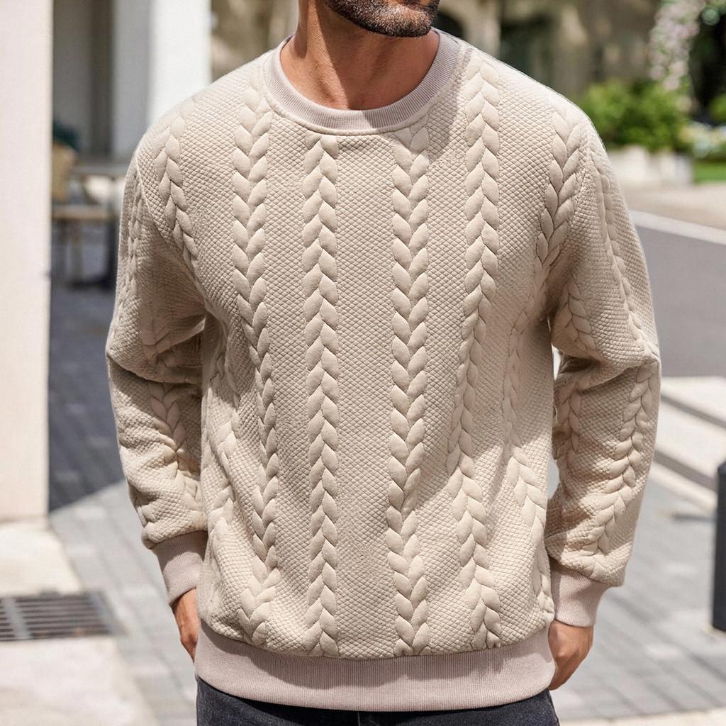 Men's Leisure Fashion Round Neck Long Sleeves Hoodie