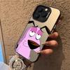 Hot COURAGEOUS Cowardlys Dog Phone Case for IPhone 16 15 14 13 12 11 Mini Pro Max X XR XSMAX 8 7 Plus Anti Fall Matte Back Cover