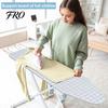Home Folding Tabletop Ironing Board Board, Full-Size Foldable Household Extended Desktop Outside with Heat-Resistant Cover (42 inch, Blue Plaid