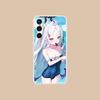 Blue Archive Hina Mobile Phone Case for Samsung Galaxy S25 S24 S23 S22 S21Plus FE Ultra Clear Colour Protective Luxury Cover