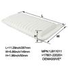 17801-22020 88568-02020 Combo Set Engine Cabin Pollen Air Filter For Toyota Matrix Corolla L4 1.8L 2003 2004 2005 2006 2007 2008