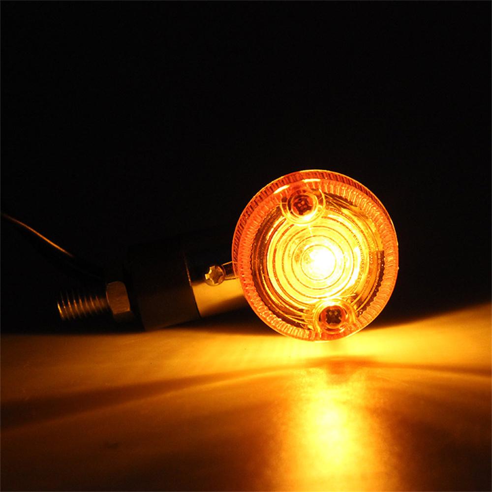 Motorcycle Modified Turn Signal Light Amber Indicator Lamp for Harley