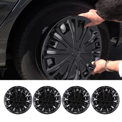 4 Pcs 15in Hub Full Stylish Look Fit R15 Wheel Cover for Most Cars Truck SUV