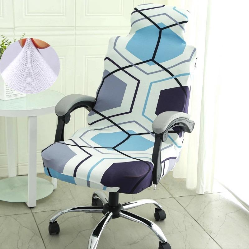 Office Chair Cover Rolling Desk Chair Cover Stretch Washable Computer Chair Slipcover Swivel  Armchair Computer Boss