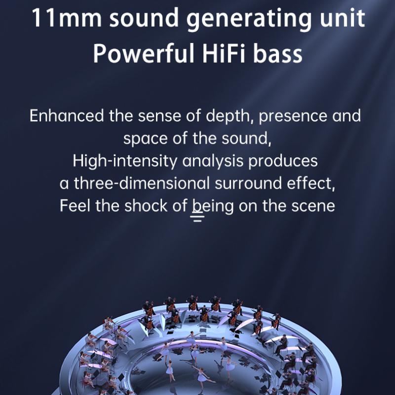 New Product Wireless Bluetooth Headset Movement Low Noise Reduction TWS Entry -ear Two Ears