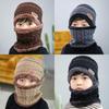 Kids Knitted Winter Hat With Fleece Lining For Outdoor Skiing And Riding