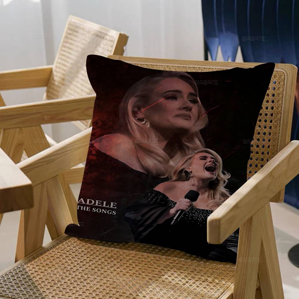 Singer Adele Cushion Cover Car Throw Pillow Case For Sofa Car Christmas Gift 40X40Cm 45X45Cm
