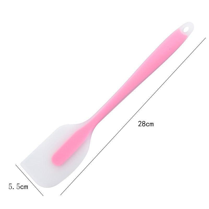Silicone Scraper Baking Tool: Semi-Transparent Cake, Cream, and Jam Spatula