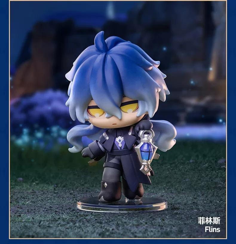 Genuine Genshin Impact Q Version Mini Series Figure Anime Game Character Collectible Model Toy Birthday Gifts