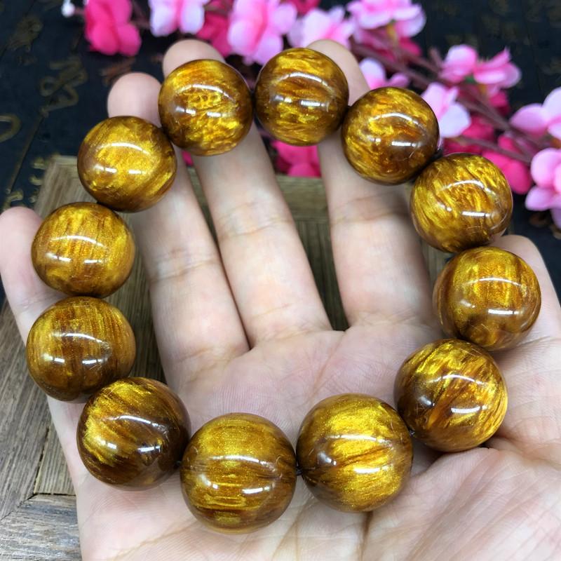 Natürliche Meer Weide Buddha Perlen Hand String Chinesische Retro Armbänder Schmuck Männer Frauen Geschenk Zubehör