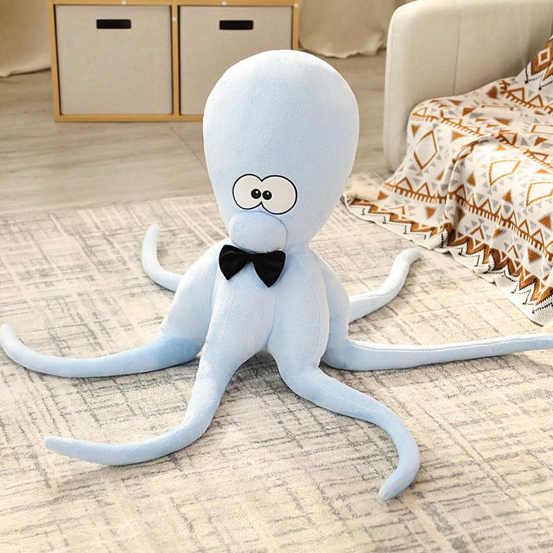 Niedlicher Simulations-Oktopus Plüschtier Weiches Tierkissen Cartoon-Puppe Kindergeschenk Heimdekoration