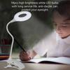 Rechargeable Clip on Clamp LED Lights Desk Table Lamp Eye Care for Reading Study Lighting