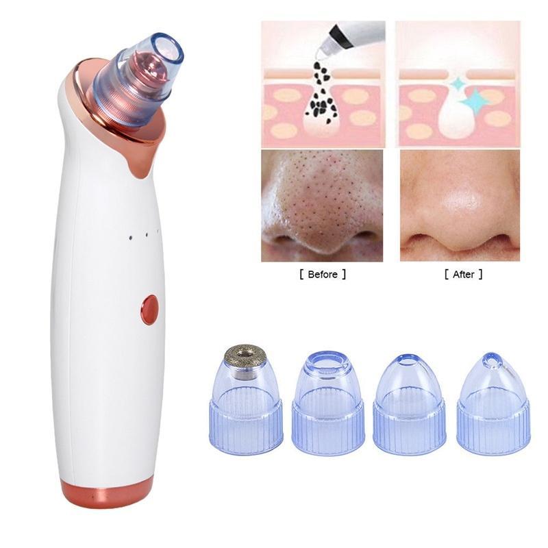Vacuum Face Cleanser with 5 Different Attachments Branded Packaging and USB Charger