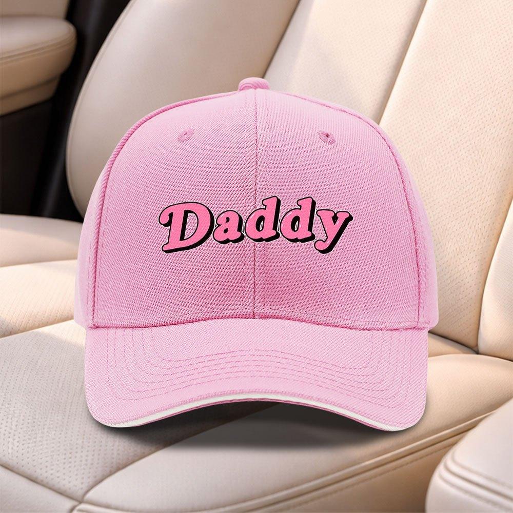 Daddy Letter Print Baseball Cap For Men Women Adjustable Lightweight Duckbill Hat For Weddings Parties Sports Fishing