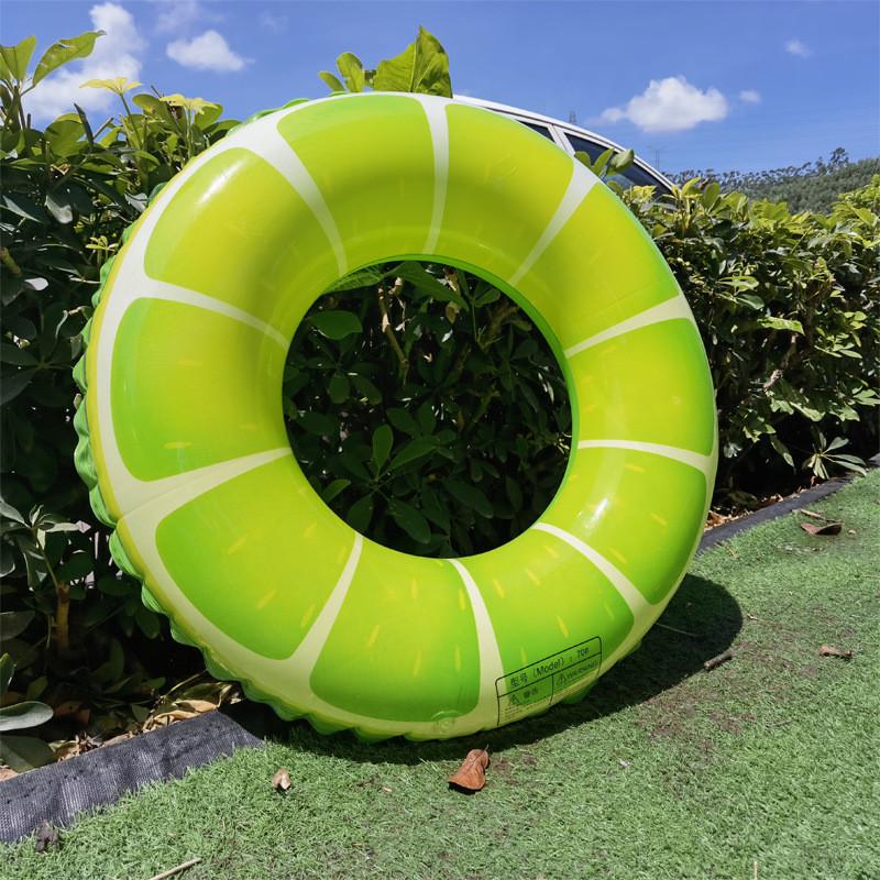 Anneau de natation gonflable en PVC épais 0,25 mm Dessin animé pour enfants Différents modèles 50/60/70/80/90 cm