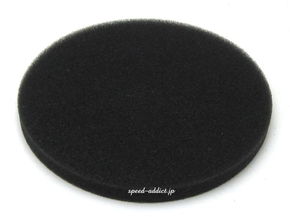 Helmet top pad with sticker ROUND 1cm 1cm