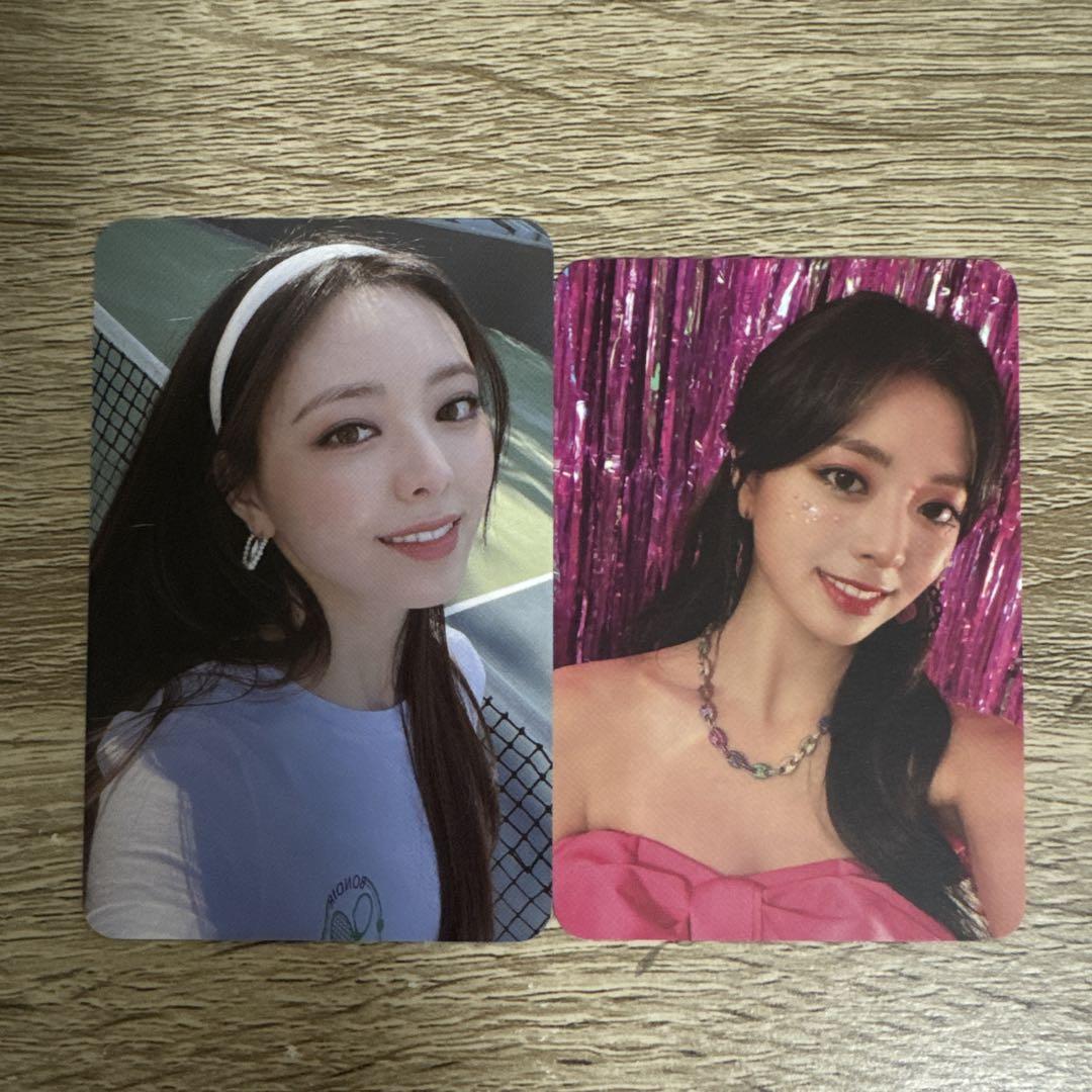 

[USED] ITZY Yuna Korea fc midzy trading card set of 2