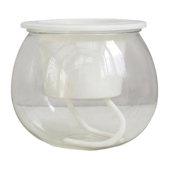 Self Watering Plant Pot Flower Pot with Transparent Reservoir Clear Self Watering Planter for Indoor Plants Flowers African Violets