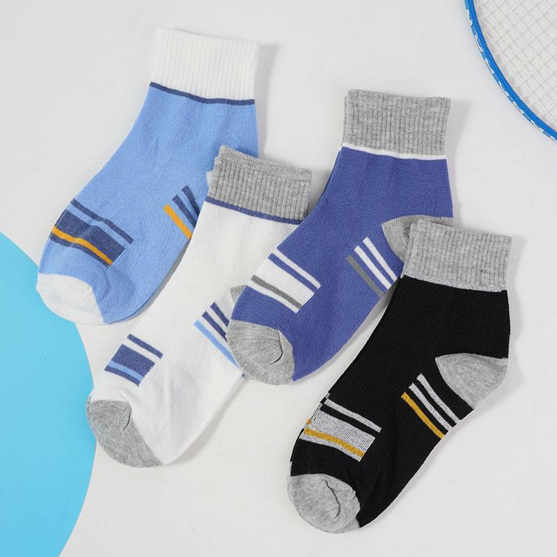 1/5/10 Paar Herren Gestreifte Mid-Calf Sportsocken Atmungsaktive Socken Freizeitsocken
