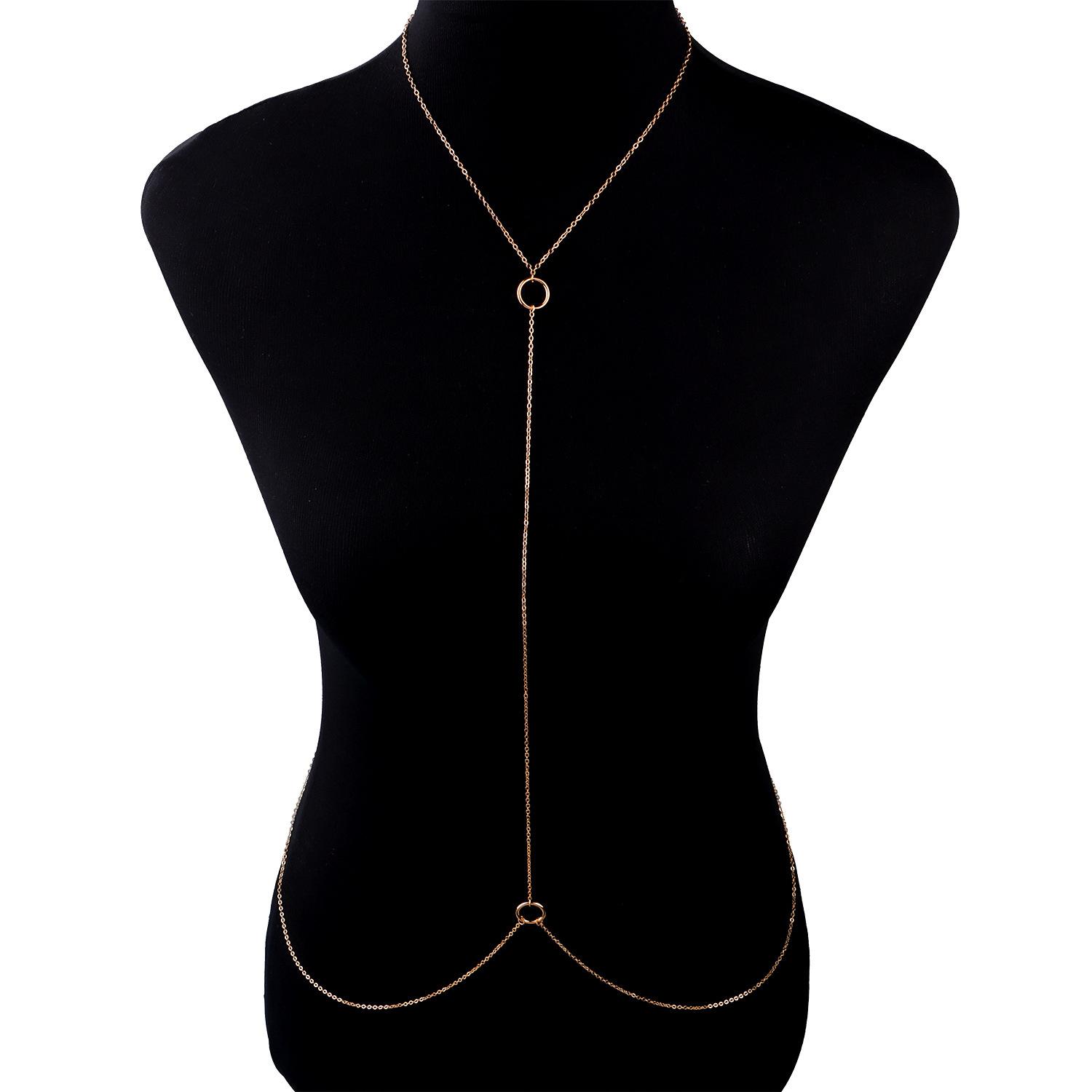 

Vintage waist chain, small circle bikini body chain, single chain, vintage necklace on ebay. золотой