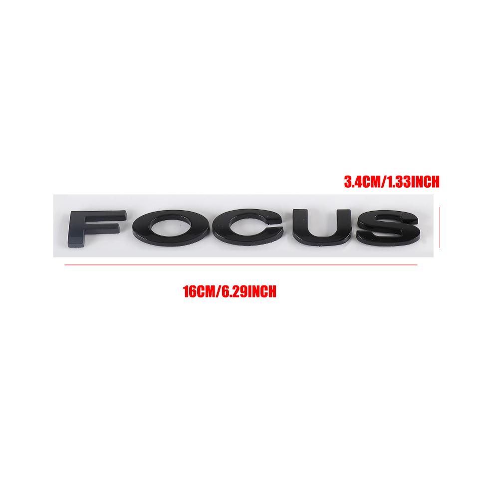 1pc 3D ABS Chrome Car Sticker Sport Emblem Auto Badge Decal Stickers For Ford ST Focus Mk2 3 Edition Fusion Mustang Accessories