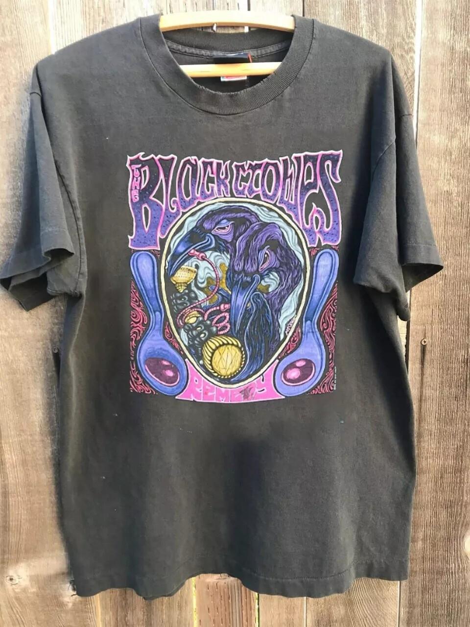 The Black Crowes Band Remedy Charcoal Short Sleeve Unisex Tshirt Reprint S-5XL L