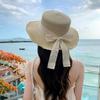 Cappello Panama Naturale Francese 54~58cm Versatile per Vacanze Protezione Solare