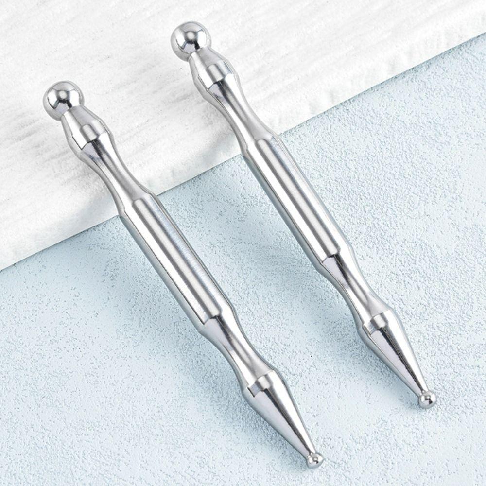 Self-Care Tool Deep Tissue Massager Stainless Steel Acupressure Bar Acupuncture Pen Facial Care