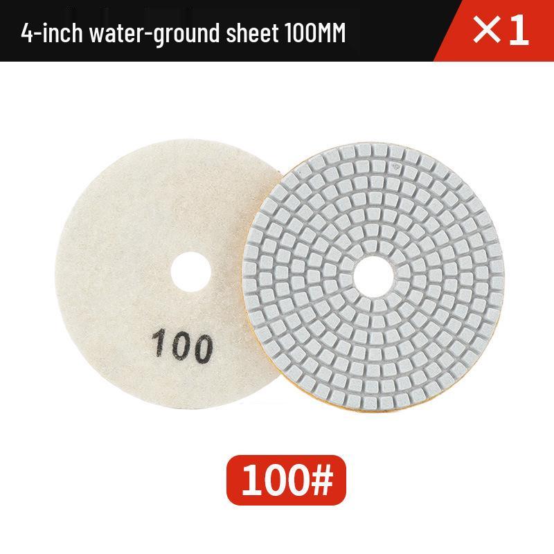 3/4 inch Wet Stone Polishing Pad for Marble, Granite, Quartz - Angle Grinder Compatible (100mm)