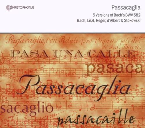 

CD BACH, JOHANN SEBASTIAN - Passacaglia: 5 Versions CHR77292 Germany Classical Used