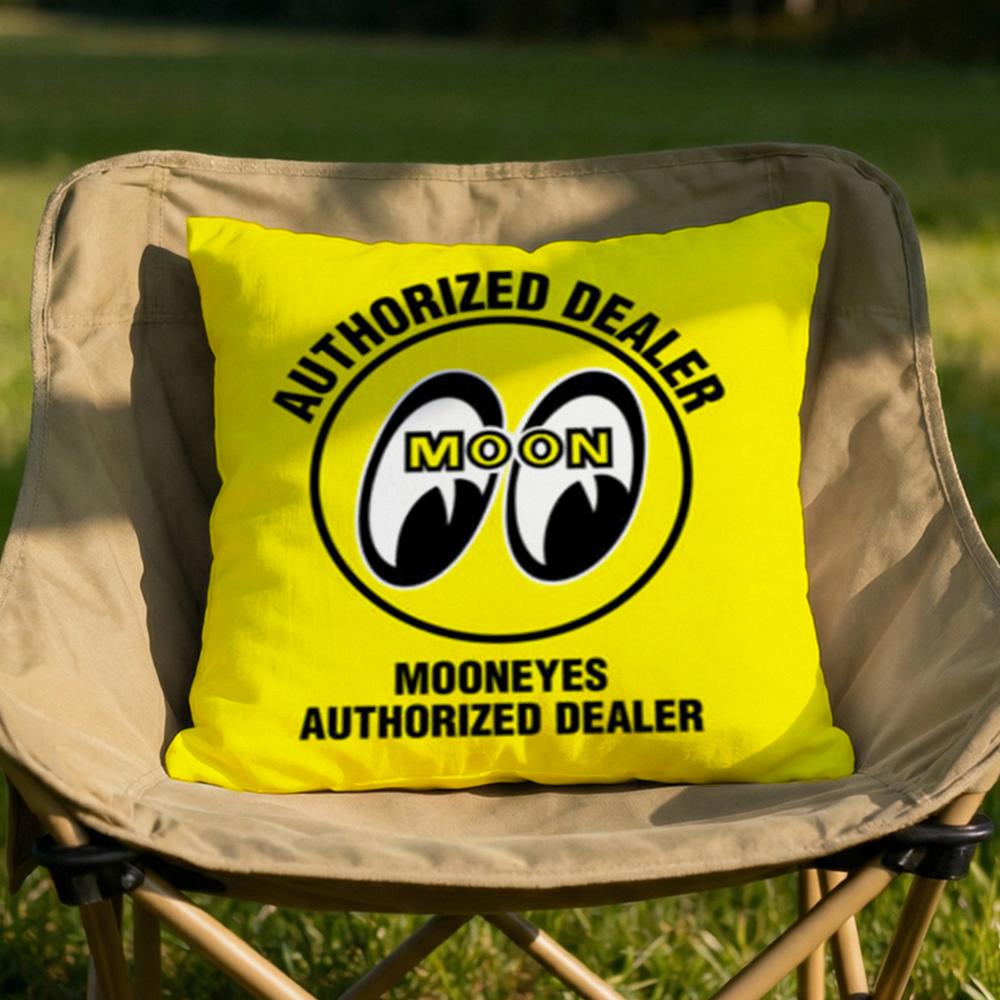 Cute Cartoon MMooneyes Cushion Cover Soft Reversible Durable Pillow Cover MultiScene Use for Home Car Daily Comfort