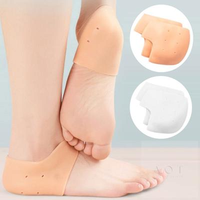 Oltopia Silicone Heel Moisturizing Socks Yoga Foot Socks Heel Moisturizing Socks (Silicone)-Skin