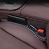 2pc Car Seat Gap Filler Organizer Pu Waterproof Car Seat Gap Plug Strip with 2 Grooves Seat Gap Storage Auto Interior Accessorie