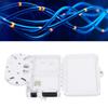 6 Core Fiber Distribution Box Fiber Optic Junction Splitter Box Waterproof FTTH Terminal Box for Indoor Outdoor