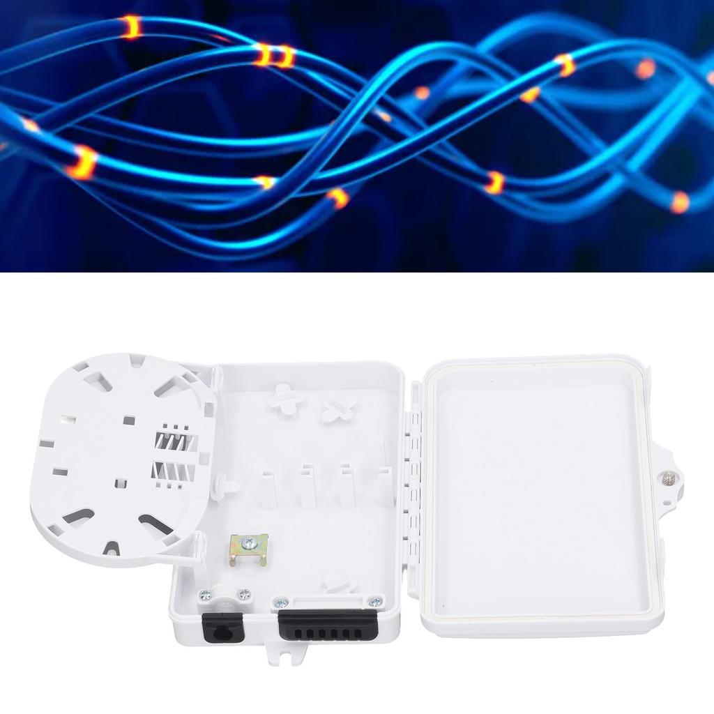 6 Core Fiber Distribution Box Fiber Optic Junction Splitter Box Waterproof FTTH Terminal Box for Indoor Outdoor