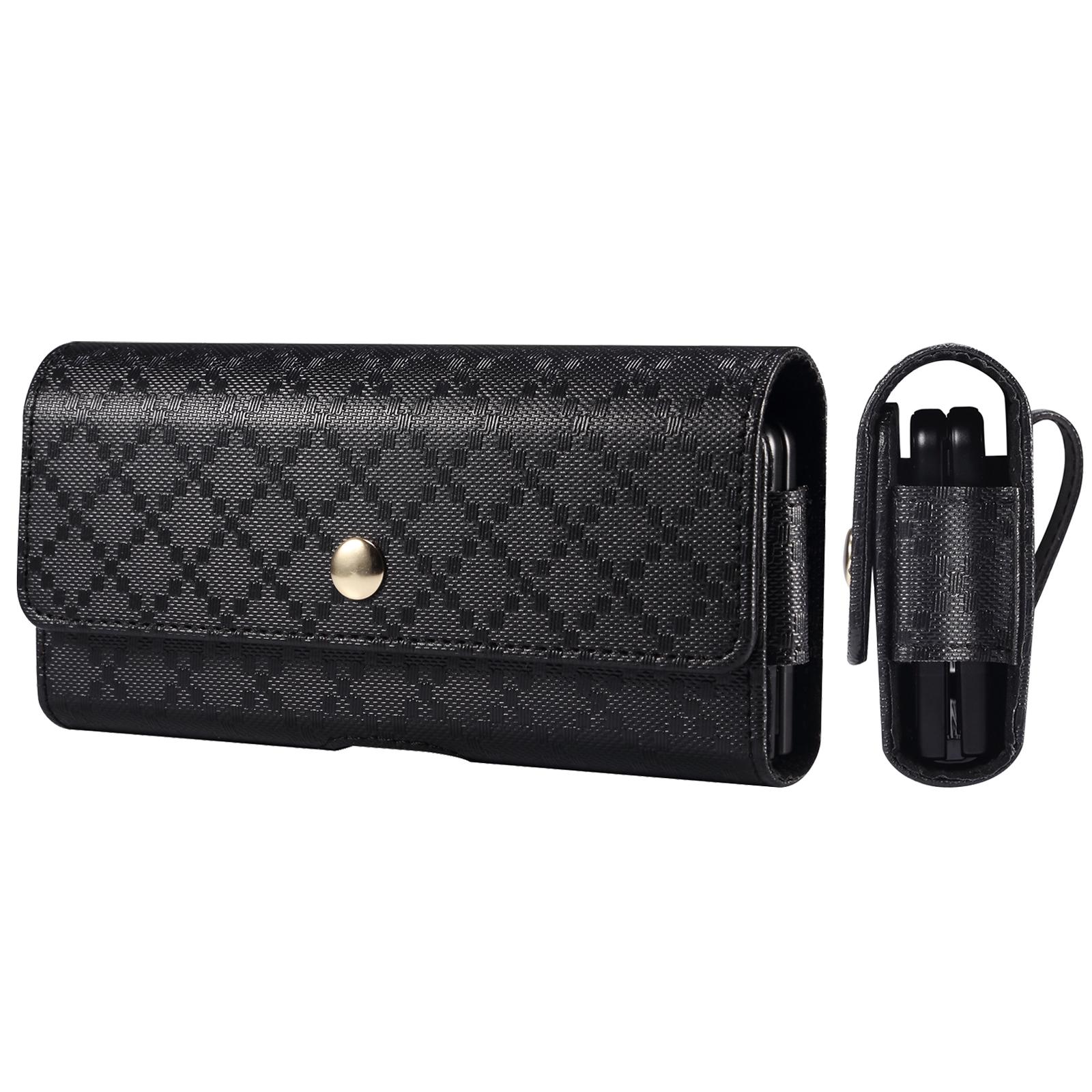 

Кожаный чехол с зажимом для ремня, мужская поясная сумка для Samsung Z Fold 5 4 3 2, Galaxy Fold5 Fold4 Fold3 5G, Huawei Mate XS, Honor Magic V Vs, Vivo X Fold Pouch 16.5x7.5x2.5CM